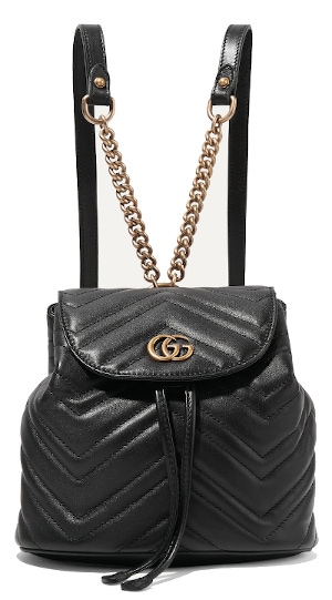 Gucci GG Marmont Quilted Leather Backpack 
