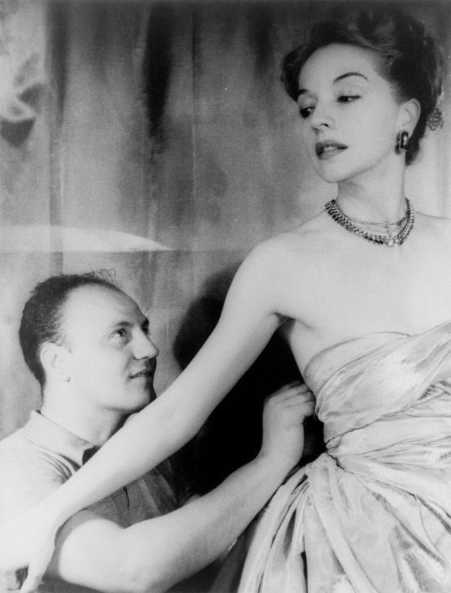 Pierre Balmain and Ruth Ford