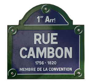 Her first shop was situated on Rue Cambon