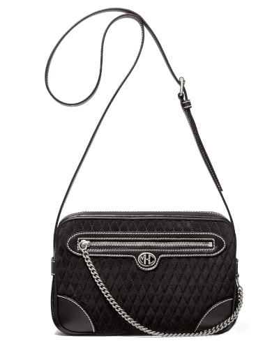 Monogramme Quilted Suede Crossbody Bag