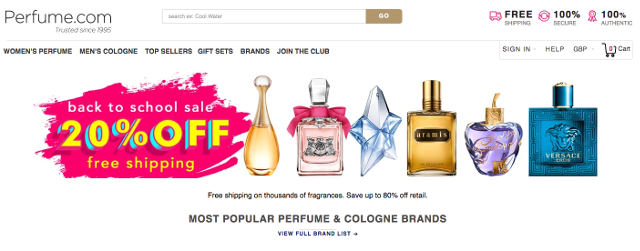 Discount best sale cologne websites