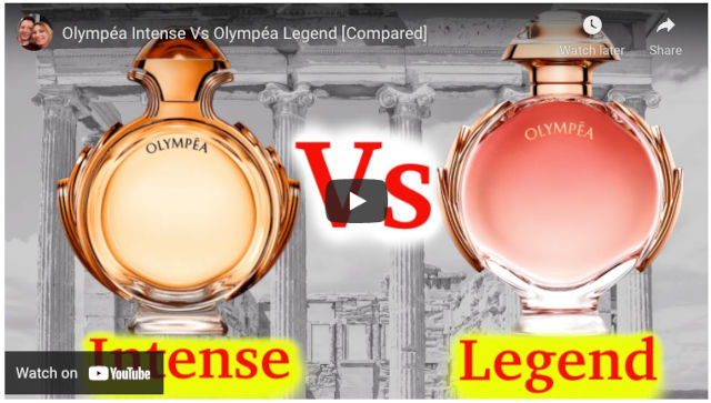 Olympéa Intense vs Legend Video