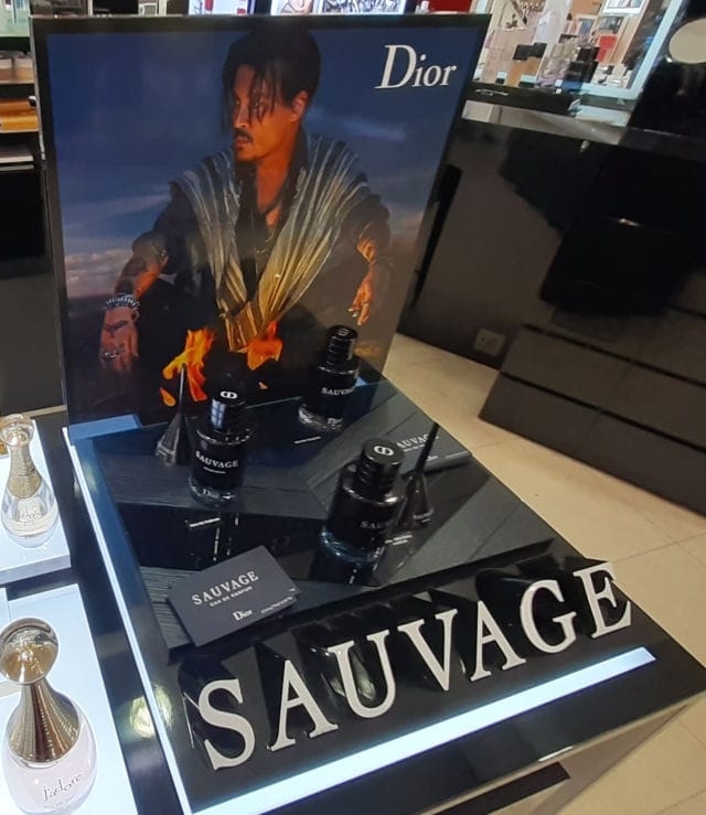 My trip to the Dior Sauvage fragrance counter