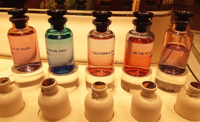 Louis Vuitton perfume counter