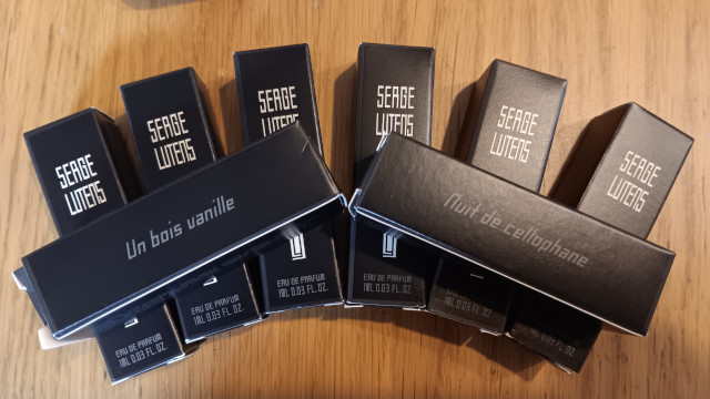 Serge Lutens Samples used for this article