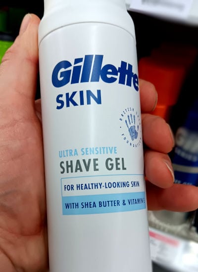 Gillette Skin Ultra Sensitive Gel is my top pick best Gillett shaving gel