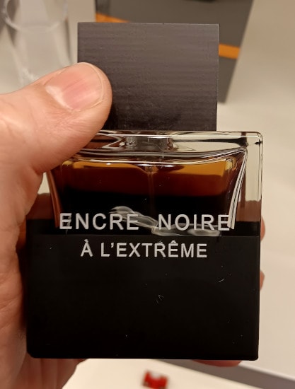 Andrew testing Encre Noire A L'Extreme Eau de Parfum