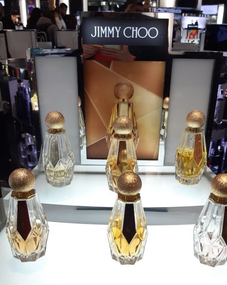 Jimmy Choo fragrance counter in Harrods