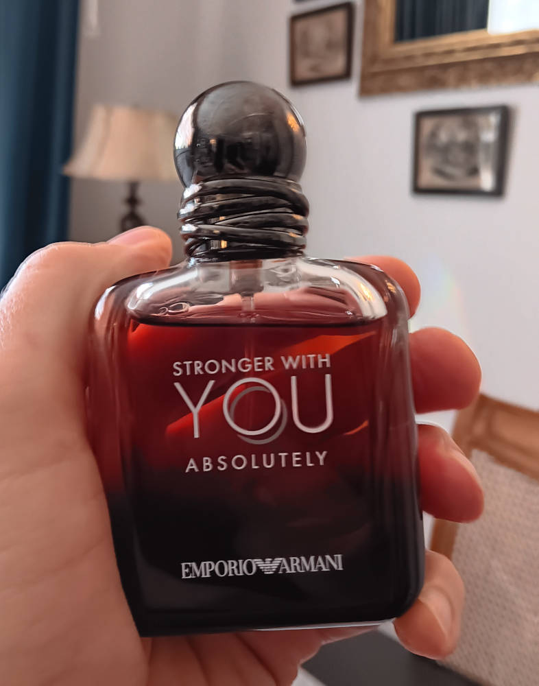 Andrew Holding the top pick: Stronger With You Absolutely Parfum