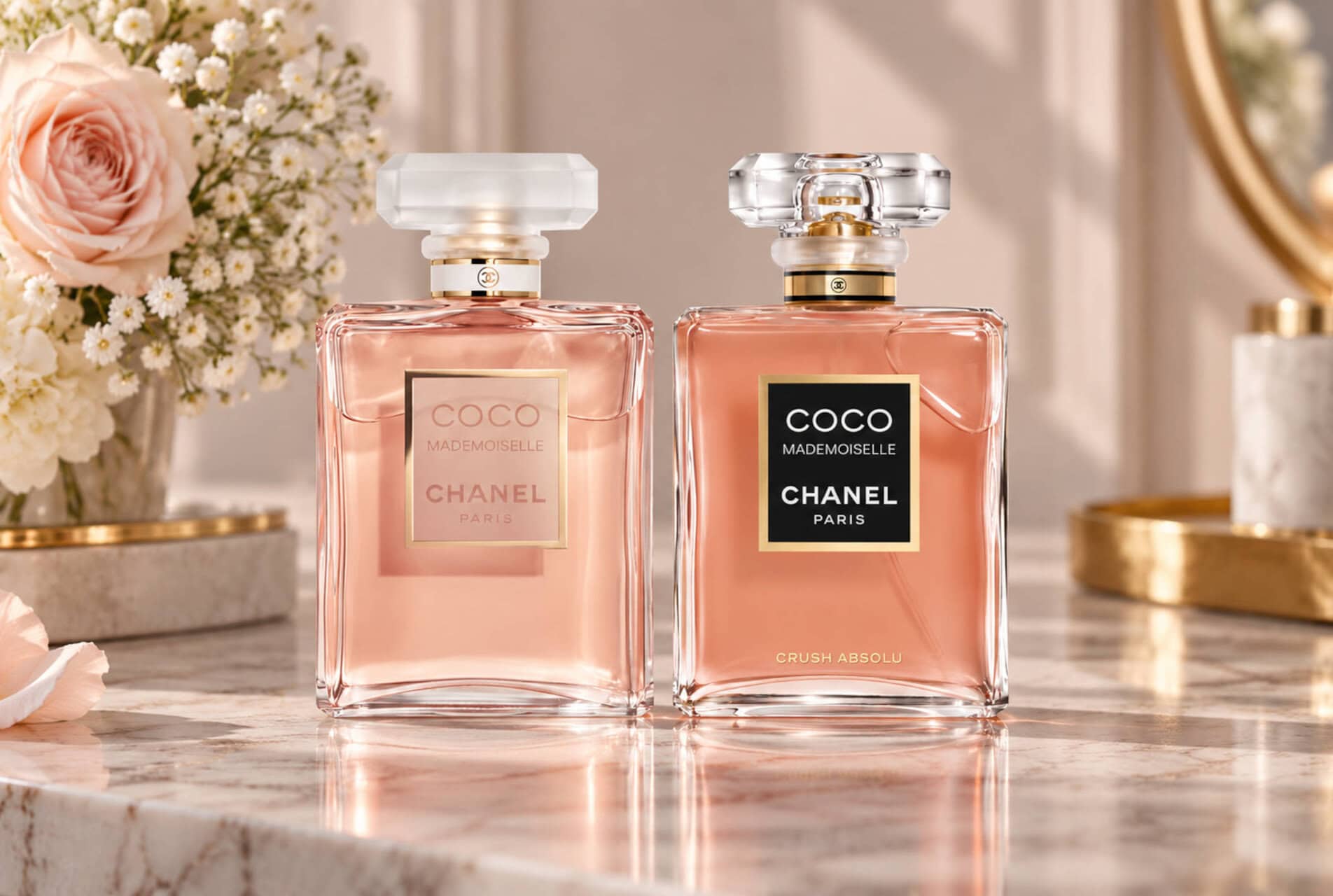Chanel Coco Mademoiselle Eau de Parfum and Crush Absolu